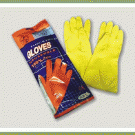 Latex household gloves 